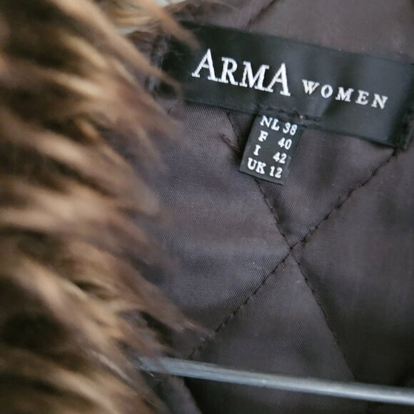 ARMA Brown Suede Coat - Picture 4 of 4